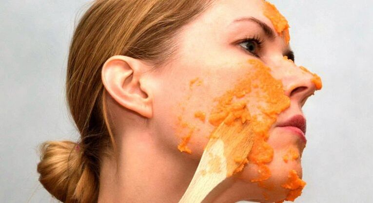 carrot rejuvenating mask
